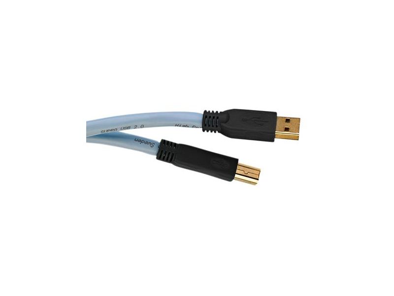 Supra Blue USB-A>B - USB 2.0 - A male to B male