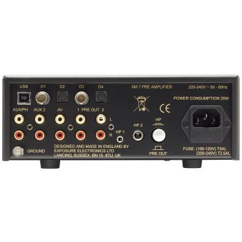 Exposure XM-7 preamplifier / headphones amplifier - black