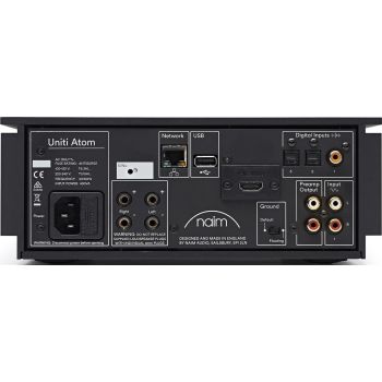 Naim Uniti Atom HDMI πισω μερος, συνδεσεις