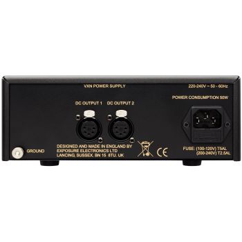Exposure VXN Power Supply for VXN Phono, πισω μερος, συνδεσεις
