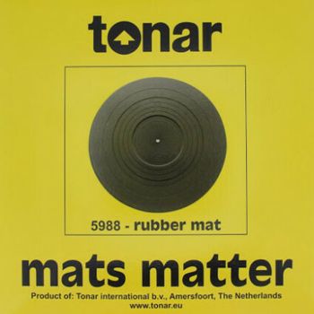 Tonar Rubber turntable mat