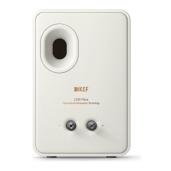 KEF LS50 Meta mineral white back, connections
