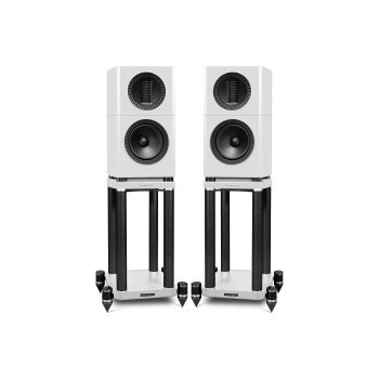 Wharfedale Elysian-1 με Stands piano white