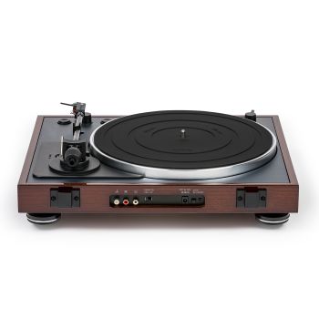 Thorens TD-102 A walnut high gloss connections
