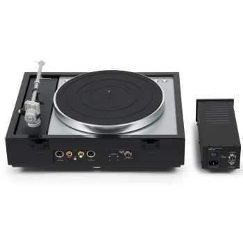 Thorens TD-1601 black rear, connections