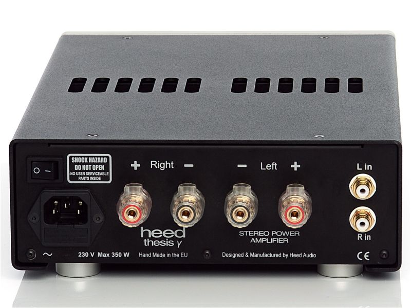 Heed Audio Gamma stereo power amplifier