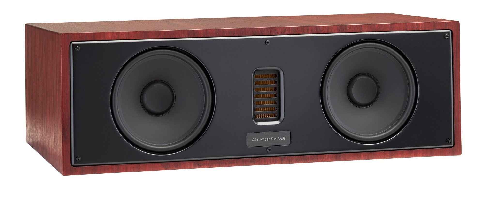Martin Logan Motion50XTicenter red walnut Kosmas Audio Video
