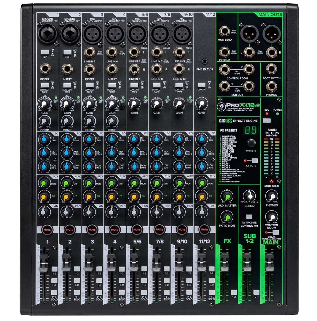 Mackie Pro FX12v3 USB αναλογικη επαγγελματικη κονσολα professional