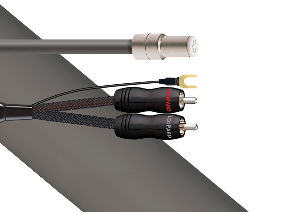 AudioQuest Leopard tonearm cable straight din phono cable καλωδιο πικαπ