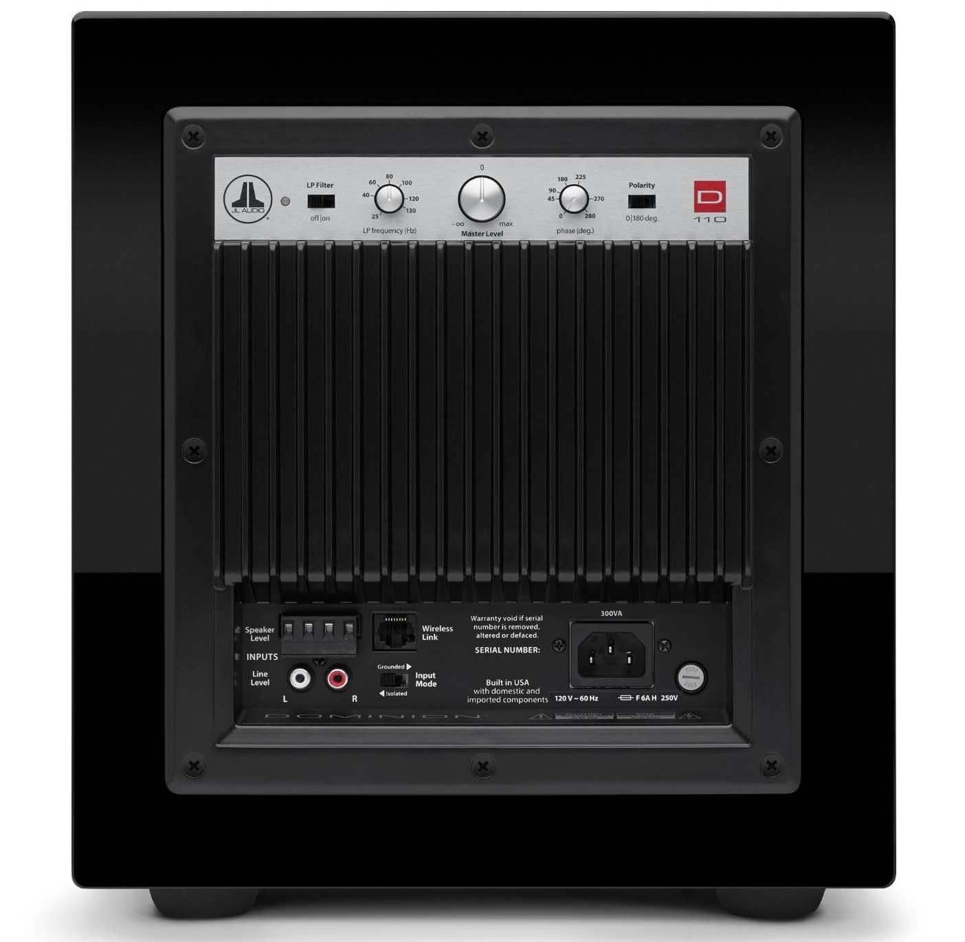 JL Audio Dominion D110 home cinema active subwoofer ενεργο υπογουφερ