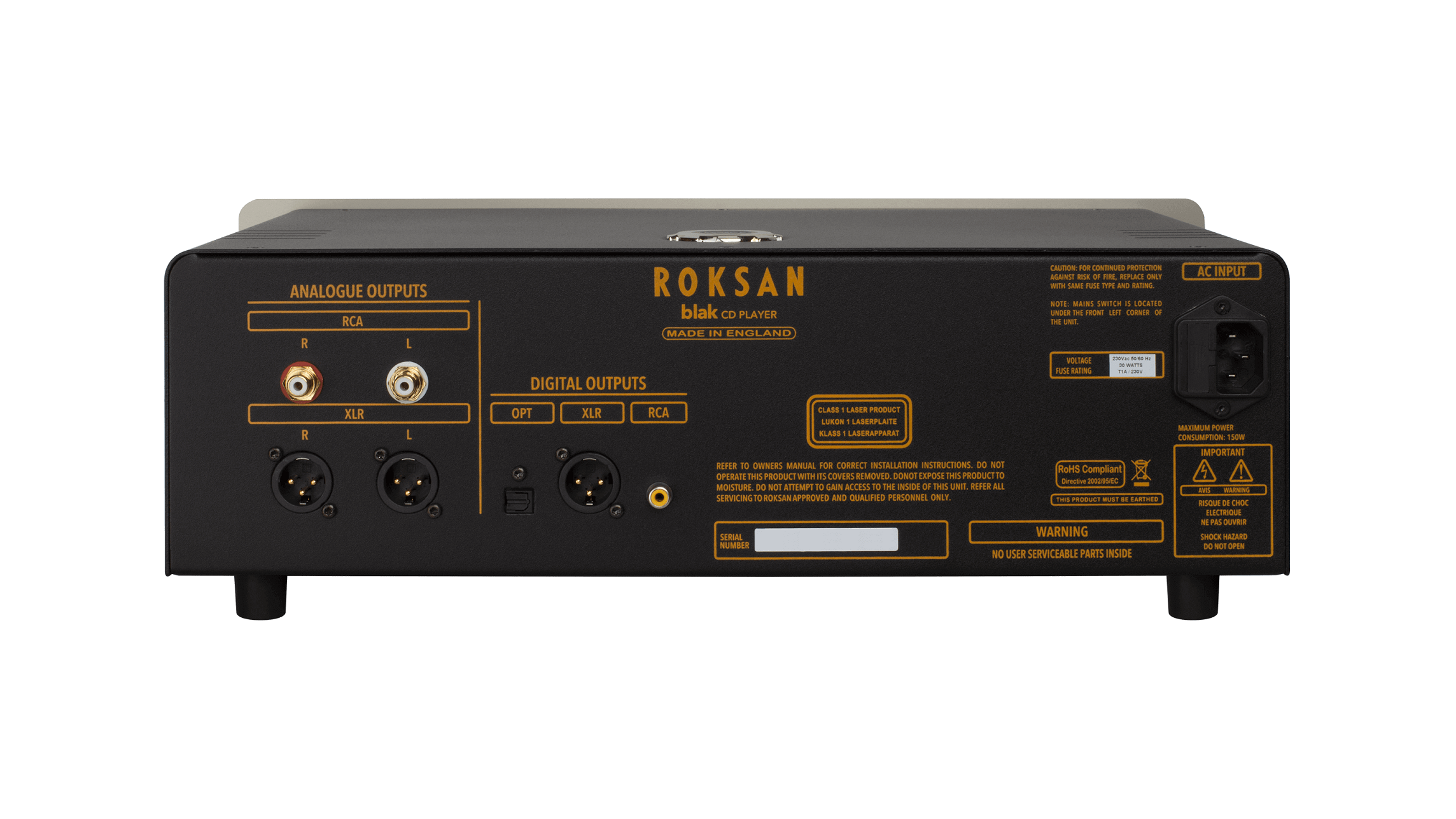 Roksan Black CD Player anthracite Kosmas Audio Video