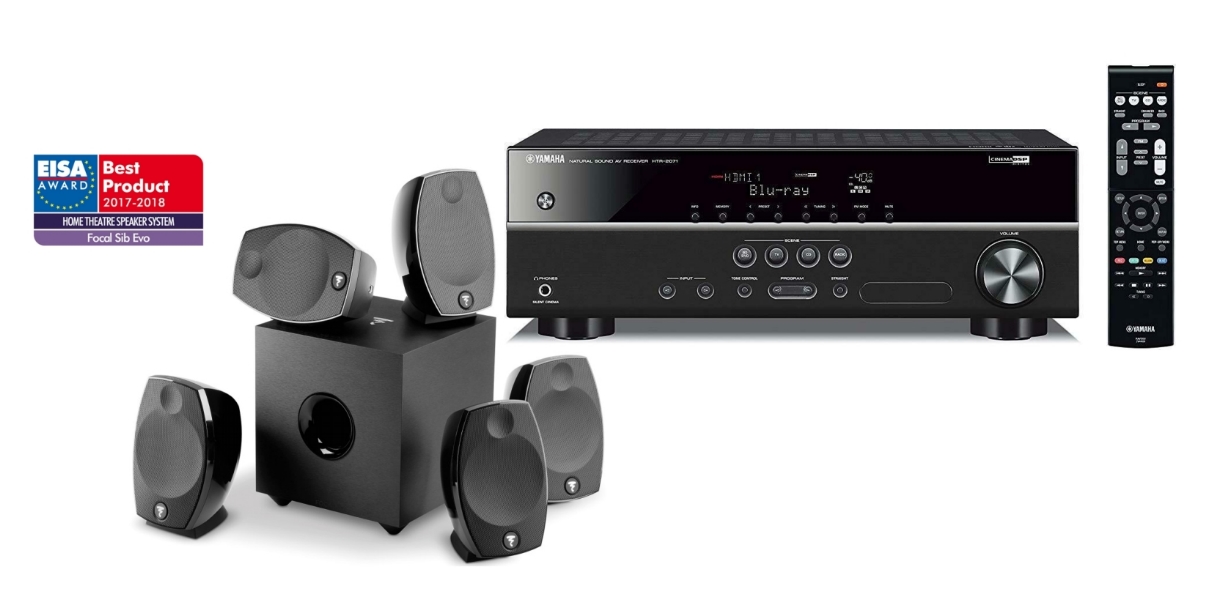 Yamaha HTR-2071 και Focal Sib Evo 5.1 speaker set ραδιοενισχυτης home ...