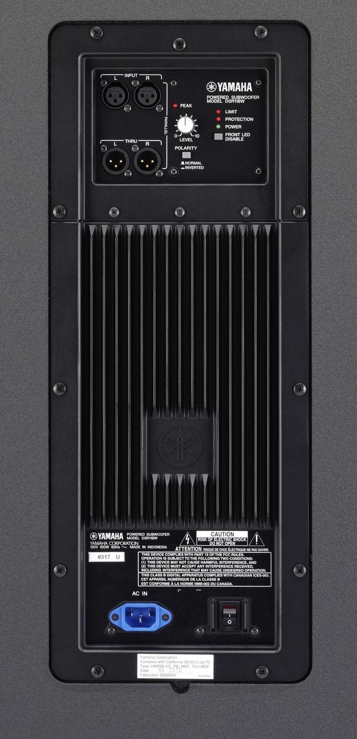 Yamaha DSR118W επαγγελματικο ενεργο subwoofer Kosmas Audio Video