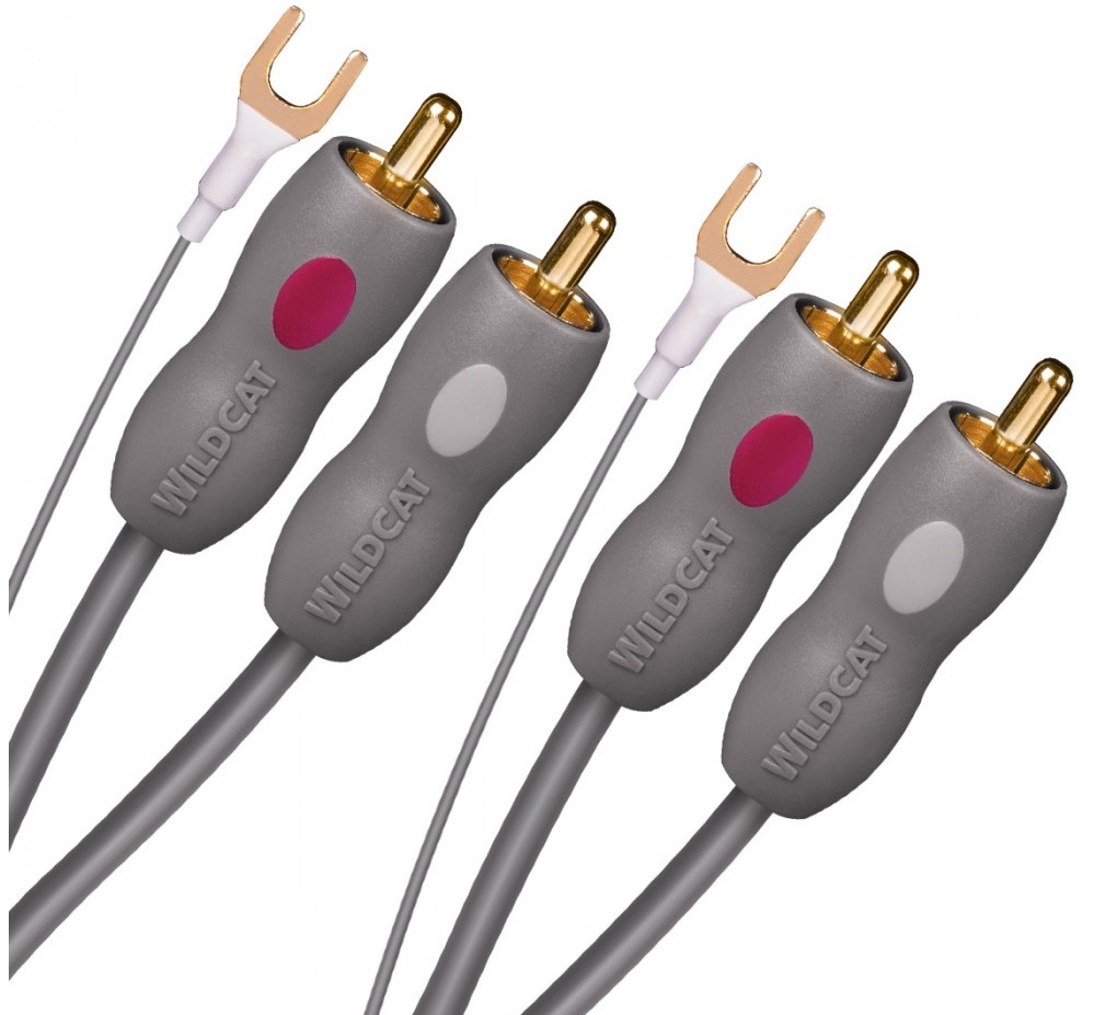 AudioQuest Wildcat 1.5 meter tonearm cable rcarca phono cable καλωδιο